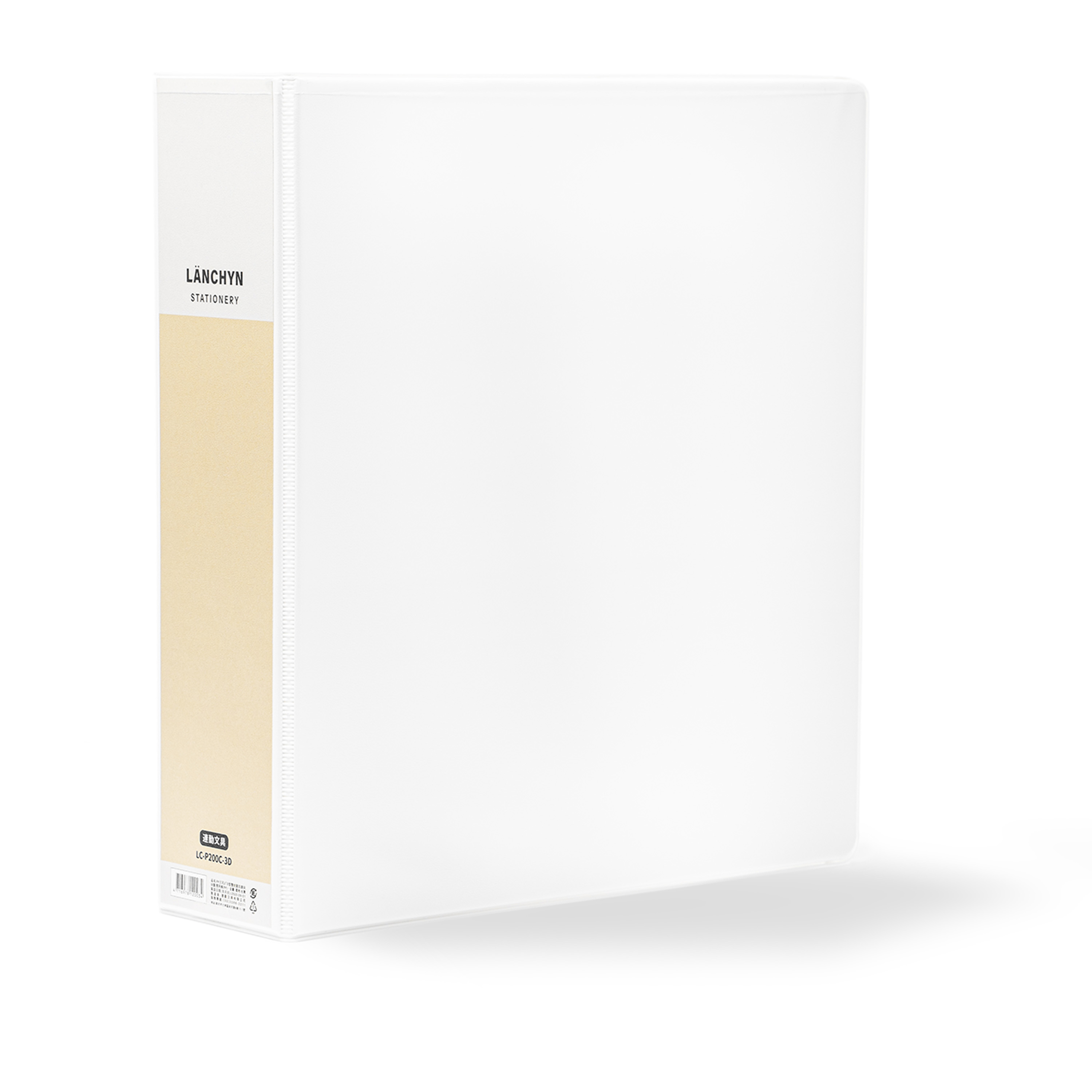 硬殼PP 2" D型三孔雙封面目錄夾｜LC-P200C-3D