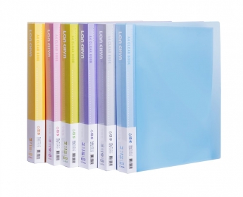 商業BL60冊 大量 PP 60入資料簿(果凍色系) A4｜LC-60JL｜連勤文具LAN CHYN